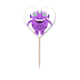 thumbnail image 1 of Univers Monstre Alien Pourpre Alien Cure-Dent Drapeaux Coeur Lable Cupcake Pics, 1 of 3