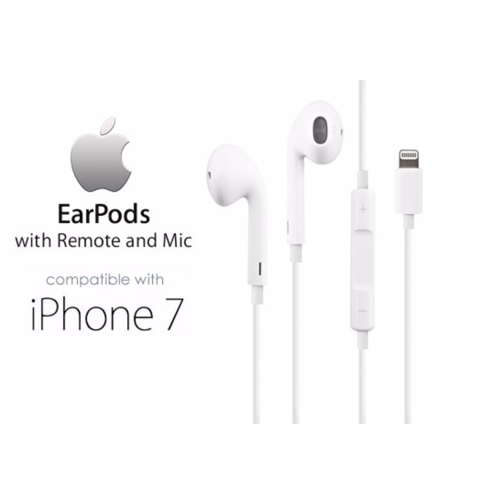 Apple Earpods Headset w/ Lightning Connector iPhone X 8 7 MMTN2AM/A (Certified Refurbished