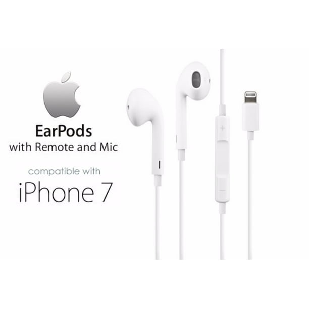 Apple Earpods Headset W Lightning Connector Iphone X 8 7 Mmtn2am A Certified Refurbished Walmart Com Walmart Com