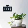 thumbnail image 2 of Triple Switch and Duplex Outlet Cover with Bear Accent, Black, 2 of 2