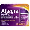 Allegra Allergy Relief Fexofenadine 180mg Antihistamine, 30 Tabs, 4-Pack