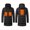 Black, variant on ZRGHAOYLQ Long Heated Winter Jackets Unisex Outdoor Hiking Outerwear 3 Heating Area Smart Electric Heated Jacket Skiing Thermal Hooded Heated Clothes Winter Usb Rechargeable Down Coats with Hood