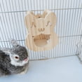 thumbnail image 4 of Rabbit Hay Feeder Rack Cartoon Shaped Wooden Hay Rack Feeder Bunny Hay Manger, 4 of 8