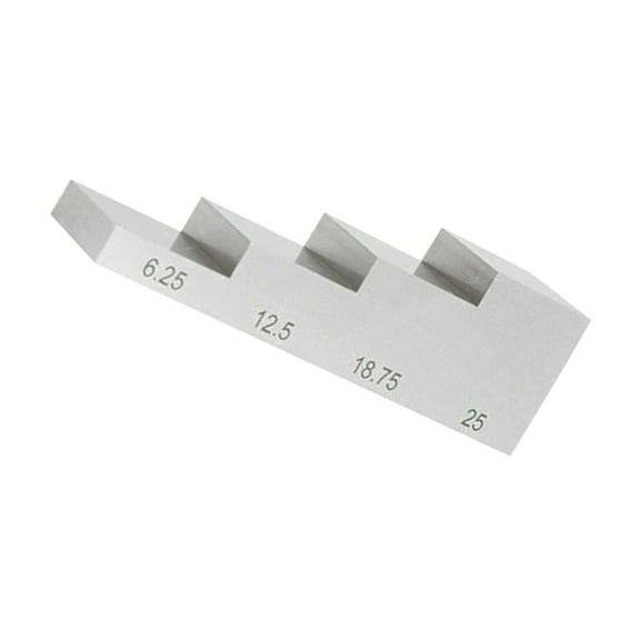 4 Step Test Block Stainless Steel Calibration Block UT-Block Thickness Step Ultrasonic ,Durable Construction