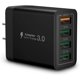 thumbnail image 3 of Bloque de cargador de pared USB, bloque de carga de 4 puertos Aioneus de 40 W, enchufe de pared USB rápido QC 3.0 para iPhone 15/14 Max/XR/X/8/7/6, tabletas, cubo de carga con Galaxy/Note/Edge, LG, Ne, 3 of 4
