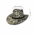 thumbnail image 3 of LNZGNM Sun Hat for Men Wide Brim Sun Protection, Breathable and Cool for Beach Days, Gardening, and Summer Outings, Ready for the Spotlight,Green(One Size), 3 of 5