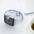 thumbnail image 4 of Correas con estuche oso de fresa compatibles con Apple Watch 40 mm 44 mm azul 40 mm, 4 of 6