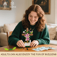 thumbnail image 2 of Jesus Series Building Blocks The Cross Flower Building Block Set for Adults, Christian Catholic Religious Home Decor Gift for Women and Mothers, 2 of 7