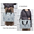 thumbnail image 6 of FORMRS 16" Laptop Bag Carrying Sleeve Case with Handle Travel Shoulder Briefcase, Blue Octopus Pattern, 6 of 8
