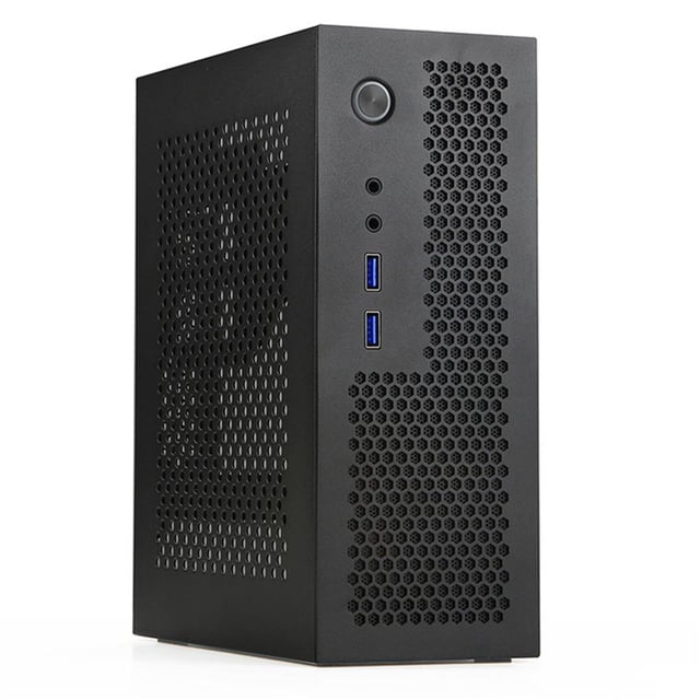 A09 HTPC Computer Case Mini ITX Gaming PC Chasis Desktop Chasis USB3.0 Computer Case Home Computer Case Negro