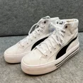 thumbnail image 3 of PU & MA High Top Platform Sneakers Casual Lace Up Fashion Shoes Mens Size 8.5, 3 of 6