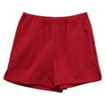 thumbnail image 4 of Amazhiyu Women's High Waist Elastic Sweatshorts Comfy Lounge Bottom with Pockets, 4 of 8