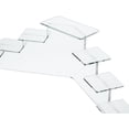 thumbnail image 3 of Source One Deluxe Acrylic 7 Tier Display Stand, Available in 3 Sizes Clear & Black (Small, Clear), 3 of 11