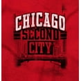 thumbnail image 2 of Chicago IL Vintage Second City Pride Unisex Plus Fleece Graphic Hoodie Brisco Brands 2X, 2 of 5