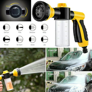 Tebru Car Foam Gun, Car Washer, High Pressure Spray Car Wash Foam Water Gun  Cleaning Tool Washer 6m 