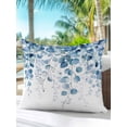 thumbnail image 6 of Outdoor Pillows Waterproof, Blue Eucalyptus Leaves Bedding Throw Pillows with Insert for Couch Sofa Bed, Summer Botanical Weeping 16x16 Inch Pillowcases Decorative Camping Patio Pillow Set of 1, 6 of 8
