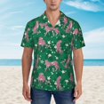 thumbnail image 4 of Lsque Tropical Leopard pattern Hawaiian Shirt for Men, Unisex Summer Beach Casual Short Sleeve Button Down Shirts-3X-Large, 4 of 9