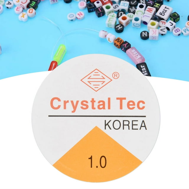 Khall 10 Rolls Transparent Elastic Cord Stretchy Crystal Thread Jewelry Beading String