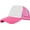 Hot Pink, variant on CoCoMangos Unisex Patchwork Mesh Back Baseball Caps Adjustable Snap Unstructured Trucker Hats Breathable Sports Tennis Golf Caps