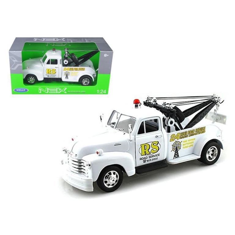 自動車 Saico 1953 Chevrolet Series 3800 Wrecker 1953 Chevrolet 3800 Tow Truck White \Road Service\ - Walmart.com