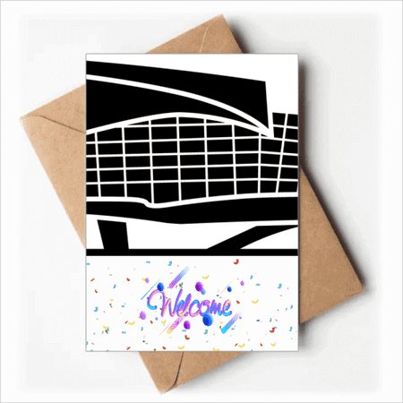 Germany Famous Landmark Architecture Welcome Back Greeting Cards Envelopes Blank