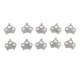 thumbnail image 1 of 10 Piezas de Metal BLESIY Adornos de Corona de Cristal, 1 of 7