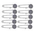 thumbnail image 2 of Broche de ajuste pin de seguridad Sunnimix 10 piezas base 20mm plata, 2 of 8