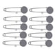 thumbnail image 2 of Broche de ajuste pin de seguridad Sunnimix 10 piezas base 20mm plata, 2 of 8