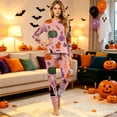 thumbnail image 4 of 2026 Matching Family Halloween Pajamas Set, Fall Sleepwear, Ghost & Pumpkin Printed Holiday Sleepwear, Soft Loungewear PJs Outfit, 4 of 5