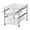 Chrome, variant on Stackable 2 Tier Sliding Basket Organizer Drawer Chrome Kitchen Storage Rack Space Saver