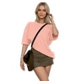thumbnail image 5 of MOYIKO Oversized T Shirts for Women Short Sleeve Loose Fit Crewneck Tees Summer Tops, 5 of 7