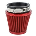 thumbnail image 4 of Air Filter Universal 50mm Heavy Calibre Air Induction Filter For Off Road Motorcycle ATV Quad Dirt Pit Bike Red, 4 of 5
