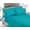 Turqouise, variant on Elegant Comfort 4-piece Bed Sheet Set ,Fitted,Flat, Pillow Cases 1500 Collections ,King White