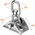 thumbnail image 2 of Capacidad de 450 kg, rotación de 360°, ganchos para colgar con tornillos para colgar silla/columpio/toalla de yoga/saco de boxeo/hamaca, 2 of 5