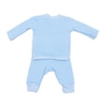 thumbnail image 2 of Conjunto Baby Creysi Niño 12M Pantalón y Playera con Abotonado Frontal Azul 2 Piezas, 2 of 4