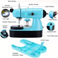 thumbnail image 5 of Mini Sewing Machine for Beginners, Handheld Sewing Machine with Sewing Bag, Expansion Board, LED Light, Fast Stitch Suitable for Clothes,Jeans,Cutains,DIY Home Travel, 5 of 6