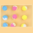 thumbnail image 3 of Baywell Cat Toy Balls, 12Pcs/set, Upgrade Kitten Plush Ball - Interactive Cat Kicker Toys for Indoor, Yellow, 3 of 7
