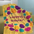 thumbnail image 5 of HongHeng Easter Eggs Throw Blanket, Cute Soft Ligtweight Blanket, Durable Cozy Anti-Pilling Flannel Fleece Blanket for Baby Kids Girls Gift Home Decor 27x39 in, 5 of 7