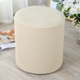 thumbnail image 2 of veasfak 2x Ottoman Slipcover Footstool Protector Covers Stool Covers Stretch, 2 of 3