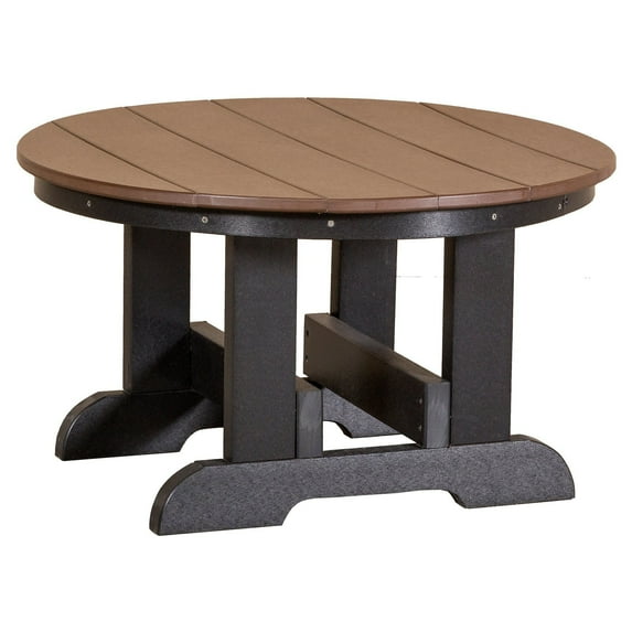 Little Cottage Heritage Recycled Plastic 31 in. Round Patio Conversation Table