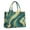 Teal Gold Wave, variant on Large Capacity Tote Bag,Teal Gold Wave Marble Pattern Handbag Fashion Luxury Tote Bag,15.7"x13"x 5.1" Inches,Laptop Compatible