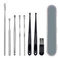 thumbnail image 1 of 8 Pcs Nettoyeur d'Oreilles en Acier Inoxydable, Kit de Nettoyage Professionnel, 1 of 8