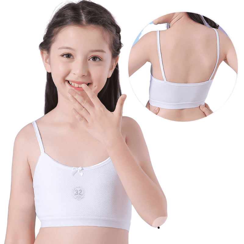 Lavany Kids Girl Underwear Bra,Lovely Printed Vest Children Underclothes Sport Undies 