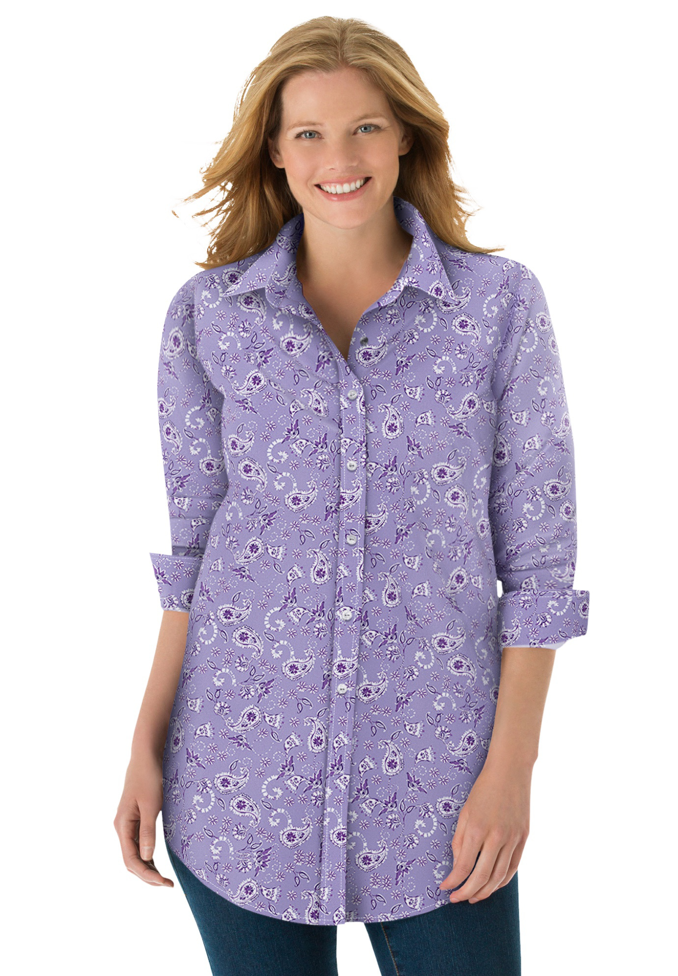 Soft Iris Playful Paisley Purple 