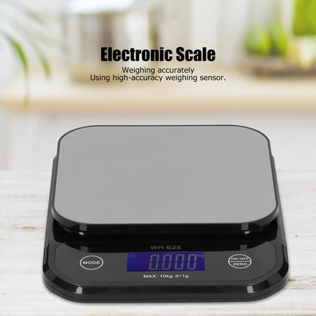 

Fugacal WH‑B28 10Kg/1g Electronic Scale Multipurpose LCD Digital Stainless Steel Weighing Scale Multipurpose Scale Digital Scale