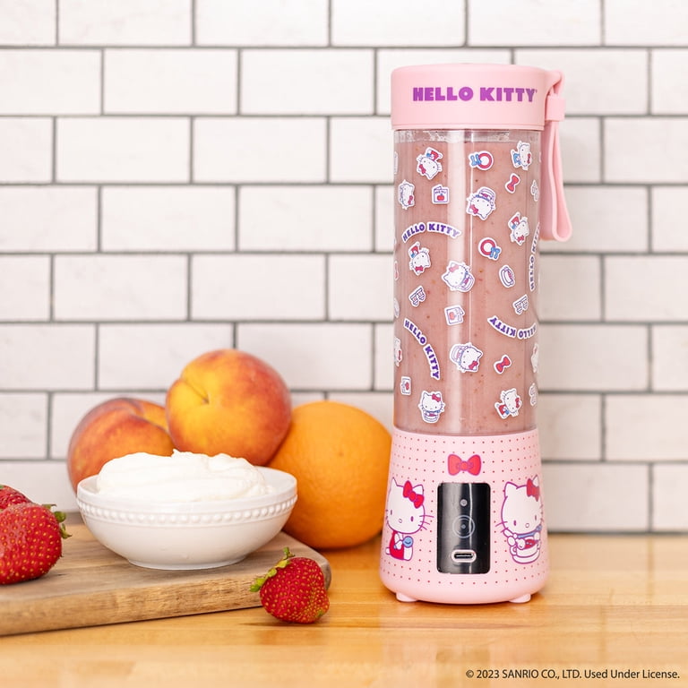 Hello Kitty ミキサー 本体 Uncanny Brands Hello Kitty USB-Rechargeable Home Kitchen