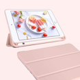 thumbnail image 3 of Étui pour iPad Mini 5 avec Porte-Crayon, Étui de Protection Premium Mince pour Tablette Support Folio Trifold Dos en TPU Souple Couverture Intelligente Réveil/sommeil Automatique pour iPad Mini 5e Génération 7.9 Pouces 2019, Rose, 3 of 8