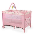 thumbnail image 2 of Cuna Corral para Bebé D'Bebé Rest con Toldo Mosquitero Rosa, 2 of 3