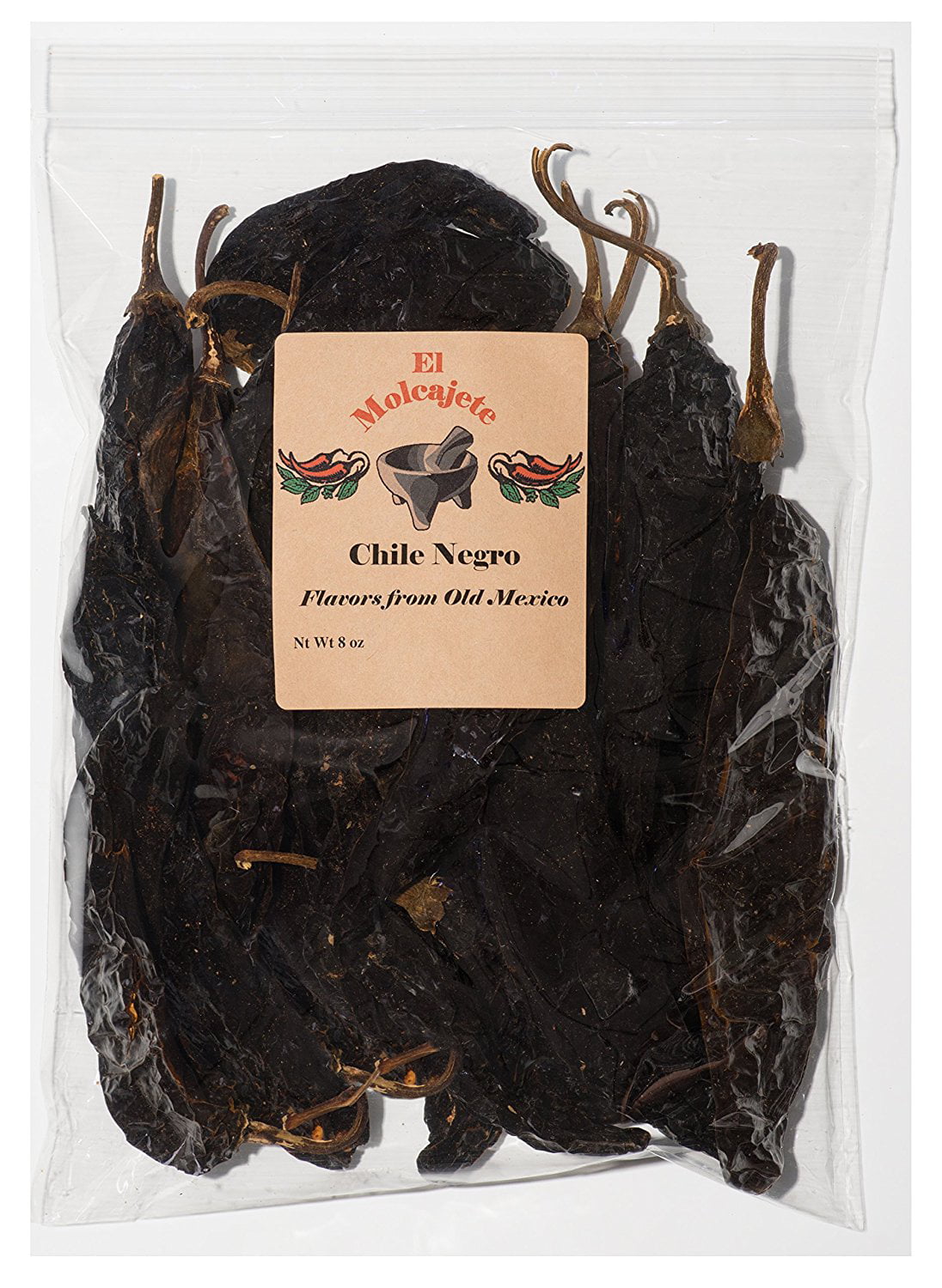 Pasilla Chilie Negro Mexican Whole Dried Chile- 1 Lb Resealable Bag ...
