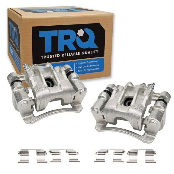 TRQ Rear Brake Caliper Set Compatible with 2009-2012 Hyundai Elantra
